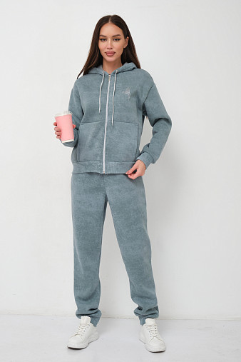 Костюм женский Дюна начёс фисташка