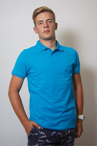 Поло мужское однотонное ПИКЕ