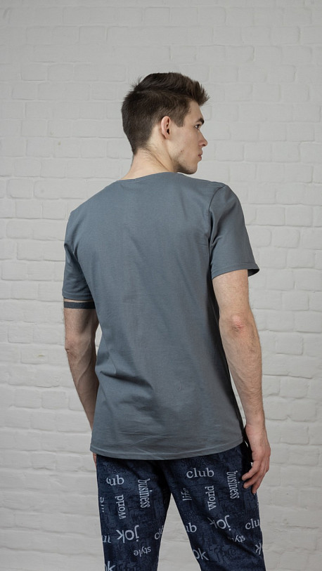 Футболка мужская Норд серый