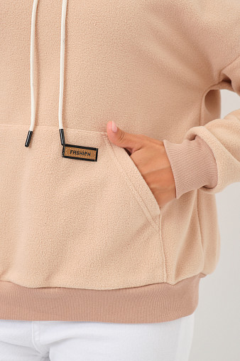 Толстовка женская Бэлла флис беж