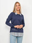 Толстовка женская Аврора индиго