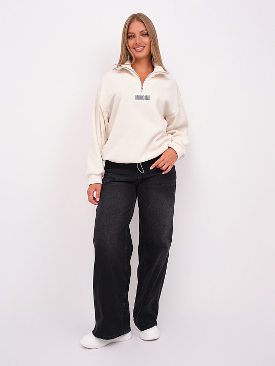 Толстовка жен. Тренд-2 флис молочный