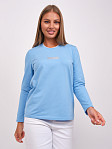 Лонгслив женский Сигма голубой