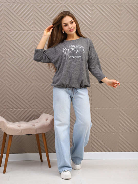 Джемпер женский Флай серый