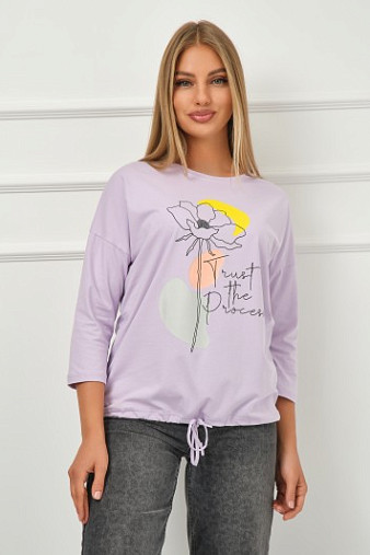 Лонгслив Николь лаванда
