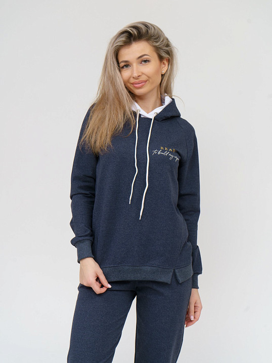 Костюм Элегия Синий меланж