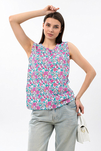 Майка Летнее признание мультиколор/цветы
