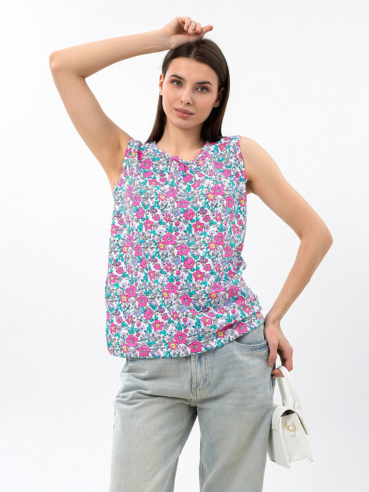 Майка Летнее признание мультиколор/цветы