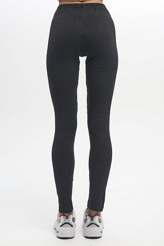 Лосины теплые антрацит