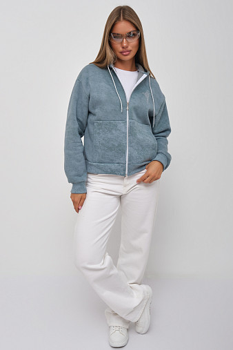 Толстовка женская Дюна начёс фисташка