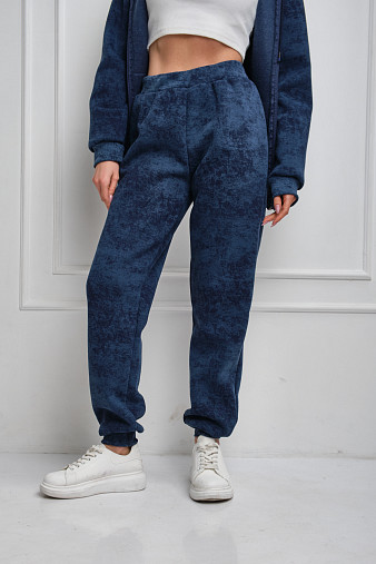 Костюм женский Дюна начёс индиго