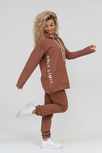 Костюм Челси футер 2-х нитка шоколад