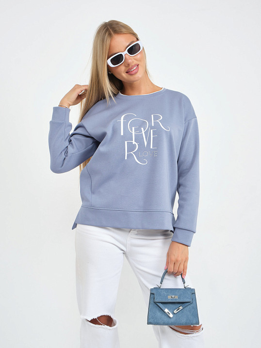 Свитшот жен. Либерти однотонный арона