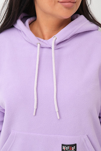 Толстовка женская Бэлла флис лаванда