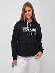 Толстовка женская Винтаж черный