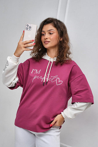 Толстовка женская Венди слива