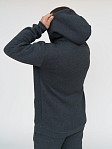 Толстовка мужская Степ без печати антрацит футер 3-х нитка