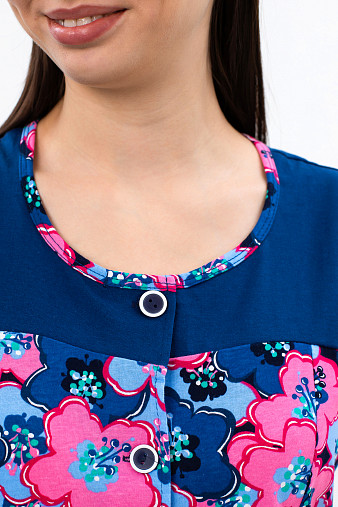 Халат Дыхание Лета розовый/цветы