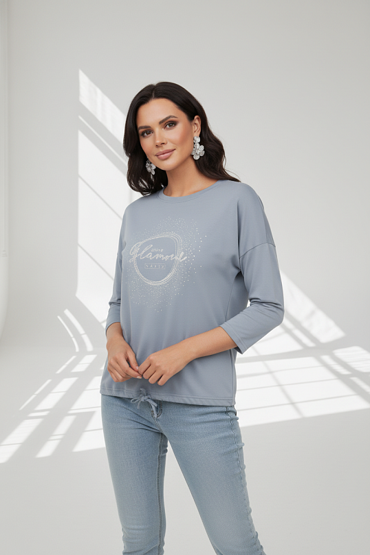 Лонгслив жен. Гламур арона