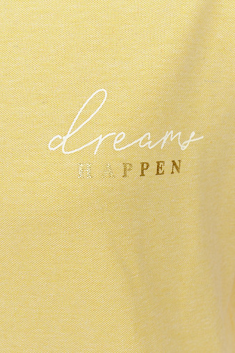 Толстовка женская Мегаполис желтый