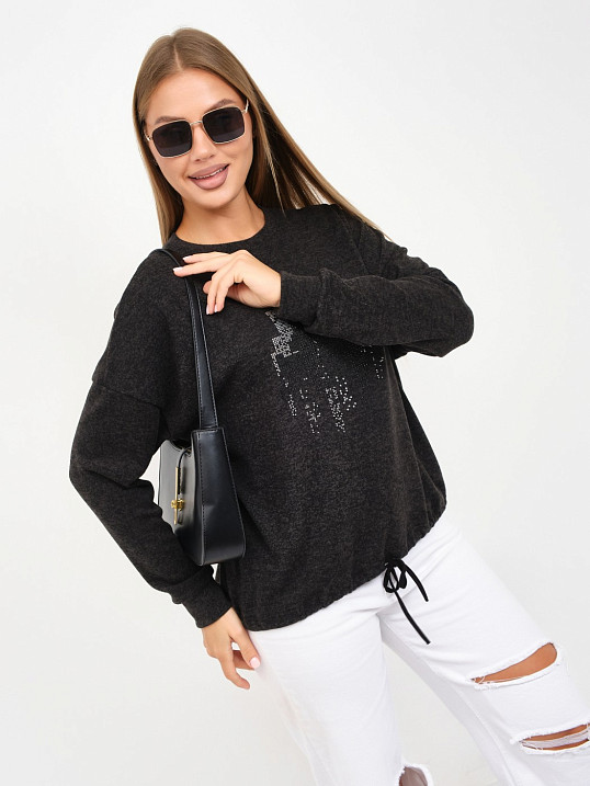 Джемпер женский Келли-2 т.серый