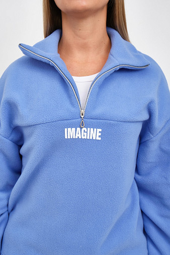 Костюм жен. Тренд-2 флис голубой