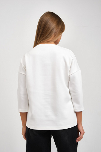 Свитшот женский Одри молочный