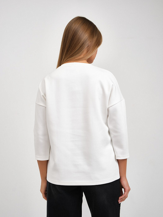 Свитшот женский Одри молочный