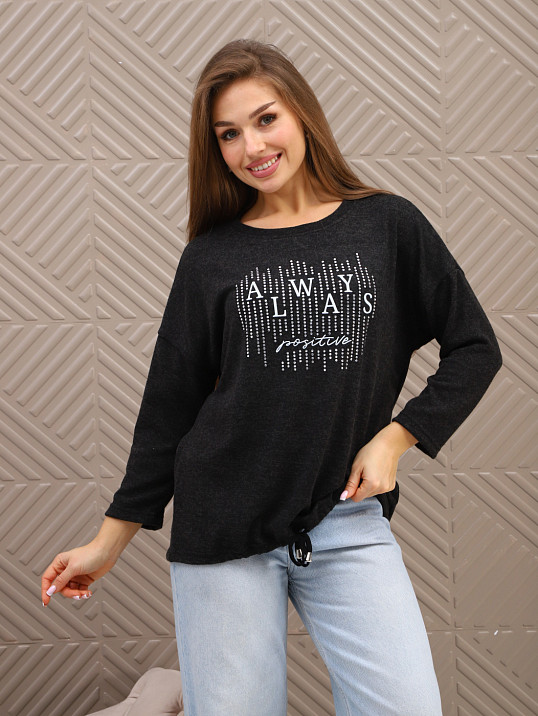 Джемпер женский Флай т.серый