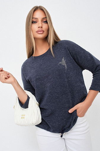 Джемпер Оливия синий