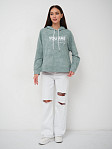 Толстовка женская Винтаж аква