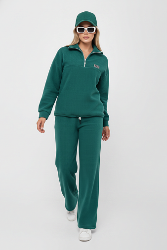 Костюм жен. Тренд флис аквамарин