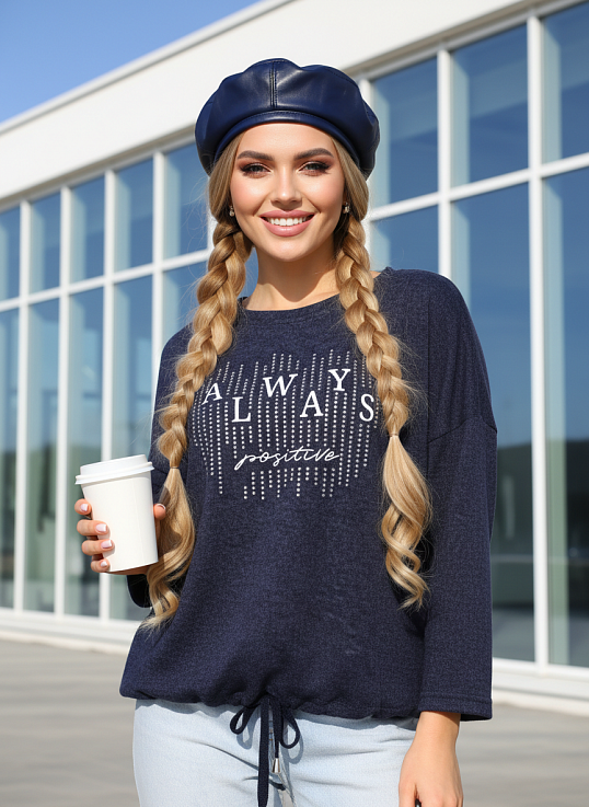 Джемпер женский Флай т.индиго