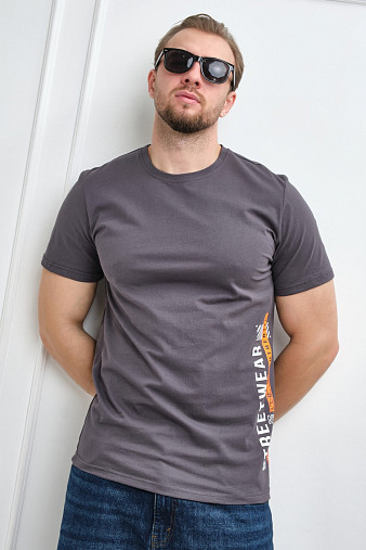 Футболка мужская Норд т.серый