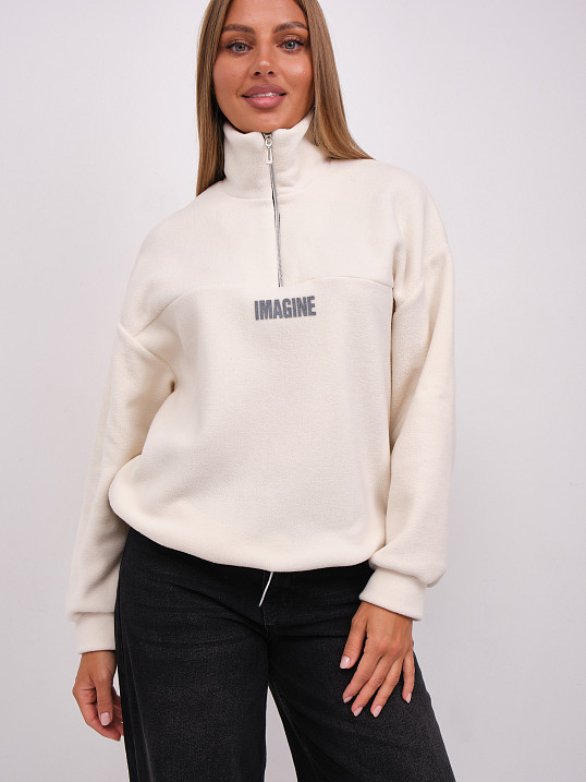 Толстовка жен. Тренд-2 флис молочный