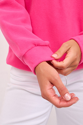 Толстовка жен. Тренд-2 флис малина