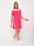Платье женское Мирэль со стразами фуксия