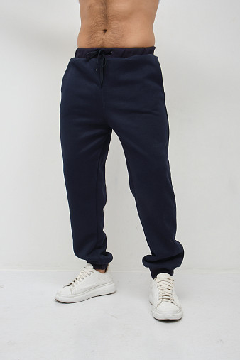 Брюки мужские теплые синий