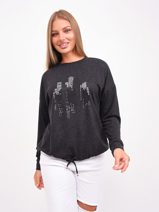 Джемпер жен. Сити ангора антрацит