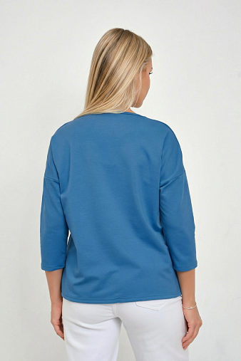 Свитшот женский Молли индиго