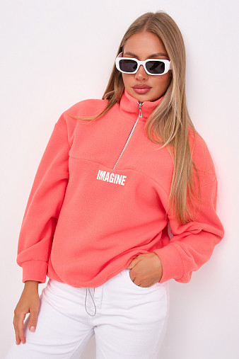 Толстовка жен. Тренд-2 флис персик