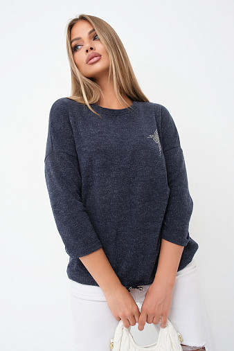 Джемпер Оливия синий