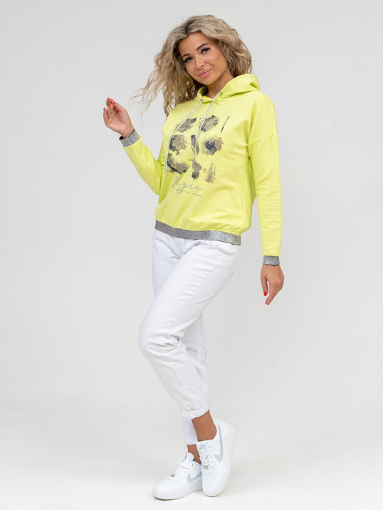 Толстовка женская Элен лимон