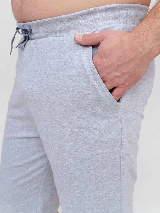 Шорты мужские футер серые