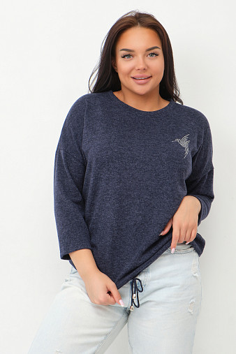 Джемпер Оливия т. индиго