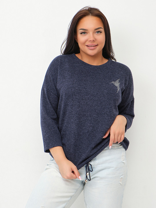 Джемпер Оливия т. индиго