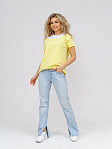 Футболка женская Аморе лимон