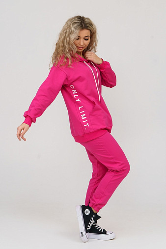 Костюм Челси футер 2-х нитка фуксия