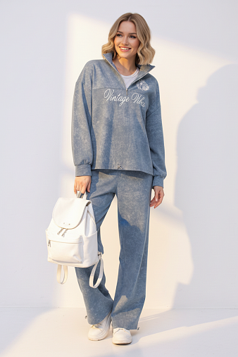 Костюм женский Верона варенка св.индиго