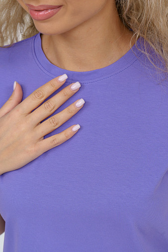 Футболка женская Классика василек